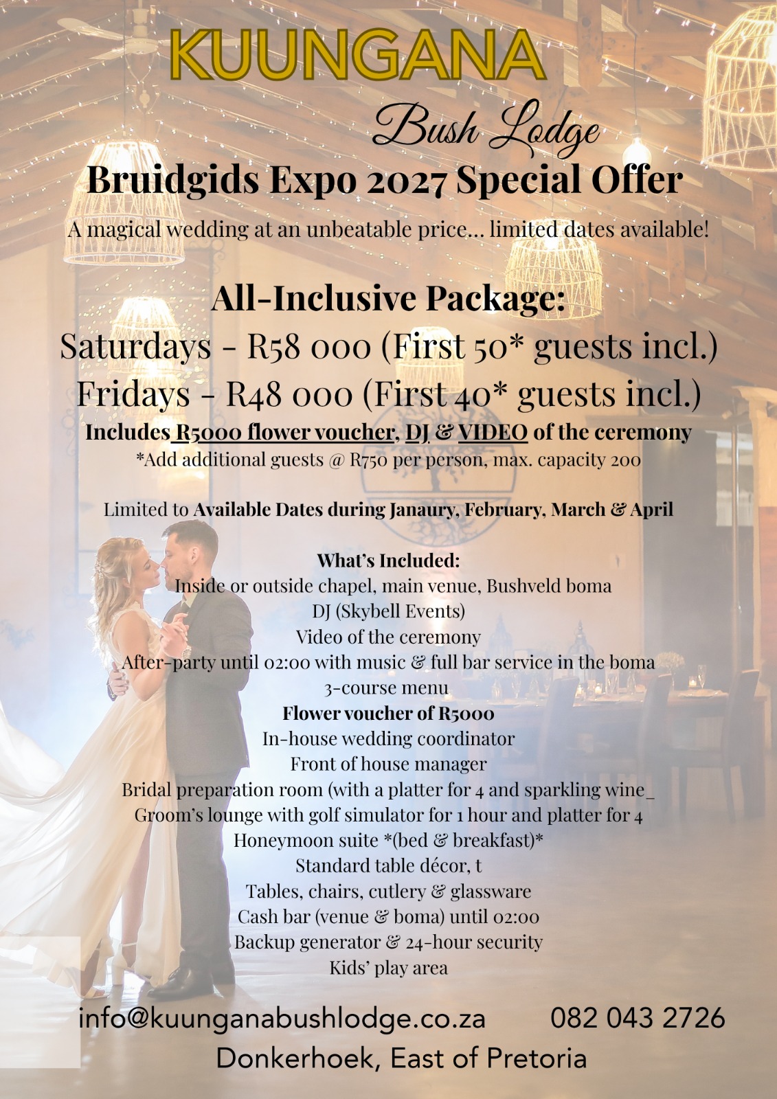 Kuungana Wedding Expo August 2026 Specia for 2027